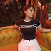 Siyah Old School AE6604 Yarım T-Shirt