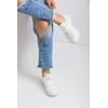 Unisex Triko Sneaker PS081 - Beyaz