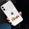 Uykucu Zürafa Şeffaf İphone Telefon Kılıfları