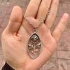 Vintage Tableau Rose Kolye