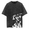 Yıkamalı Kumaş Jujutsu Kaisen Toji Fushiguro Unisex T-Shirt